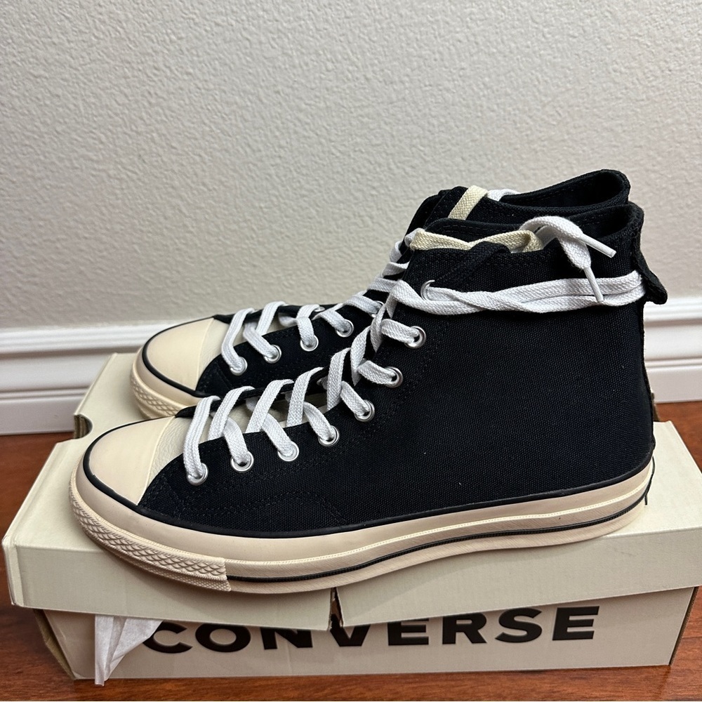 Converse Chuck Taylor All Star 70 Hi Fear Of God Black Natural Size 10 - Picture 2 of 9